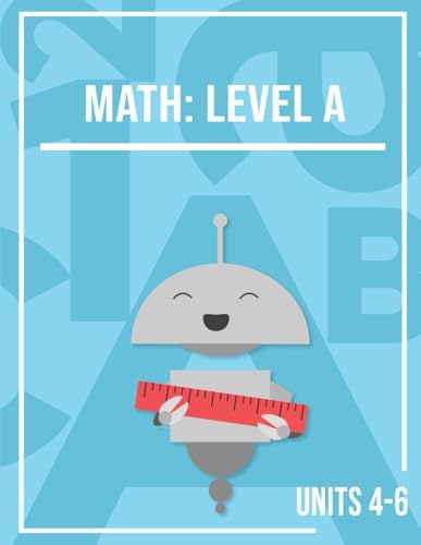 Math: Level A, Units 4-6 — used book cover