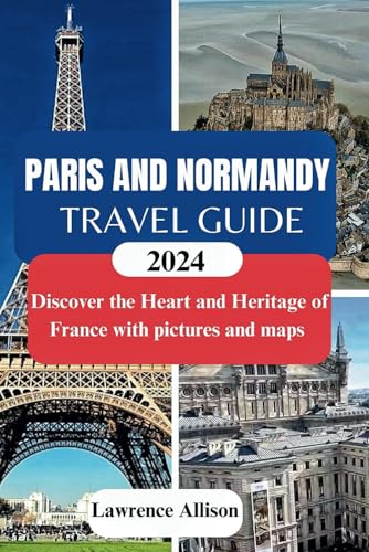 Paris and Normandy travel guide 2024 — used book cover