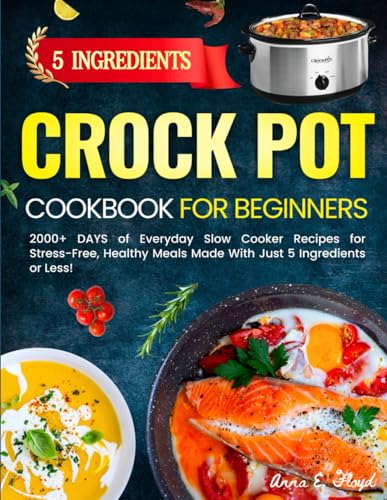 5 Ingredients Crock Pot Cookbook for Beginners — used book cover