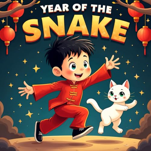 Year Of The Snake Celebrating Chinese new year book for kids 2025 : A Kid&