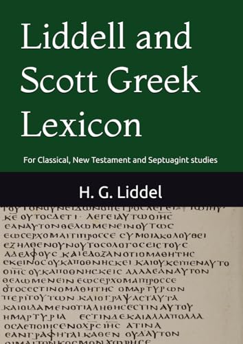 Liddell and Scott Greek Lexicon — used book cover
