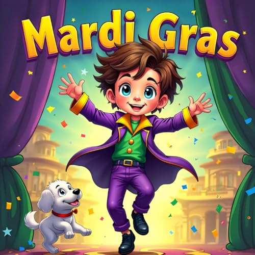 Celebrate Mardi Gras book for kids — used book cover