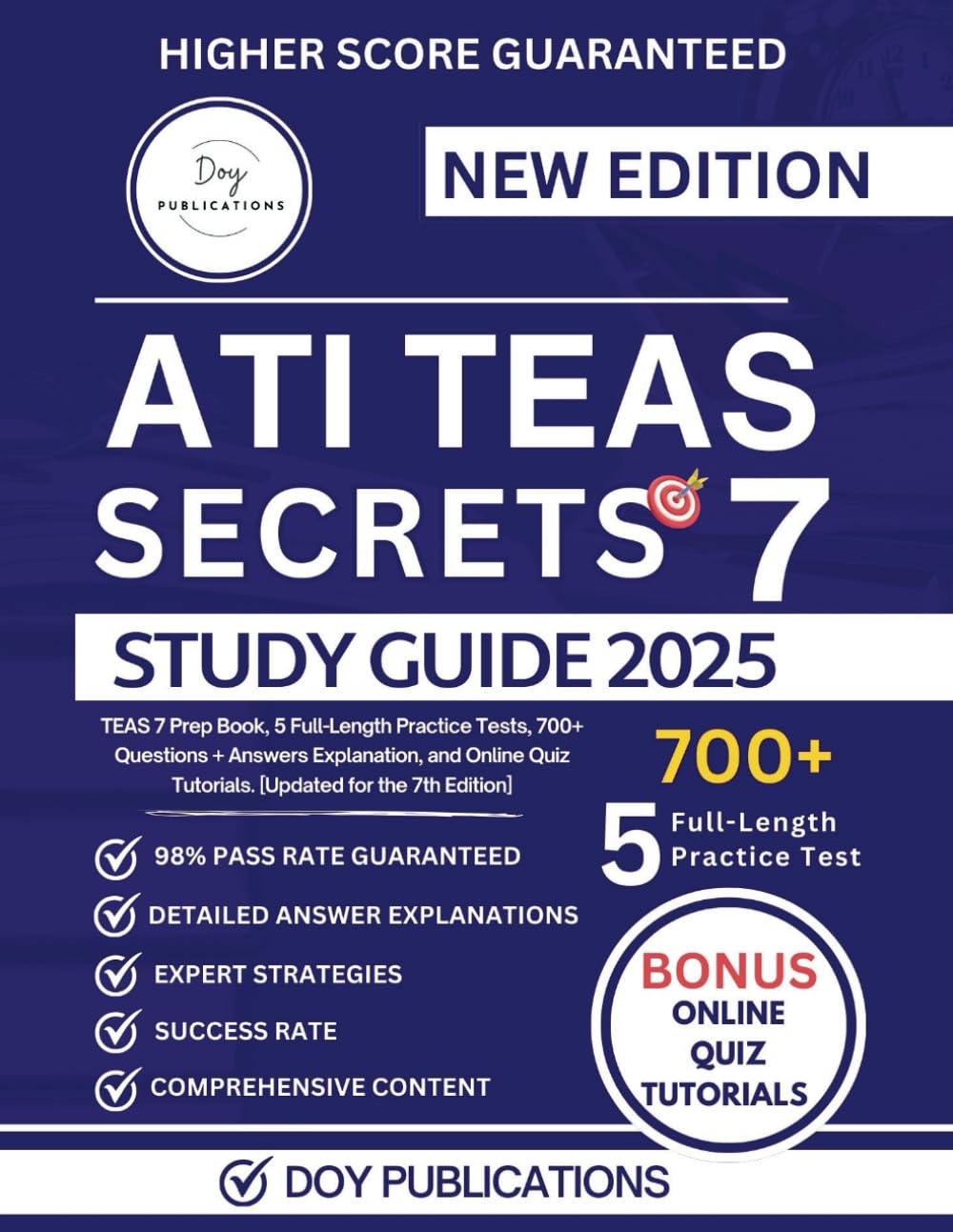 ATI TEAS SECRETS STUDY GUIDE 2025 — used book cover