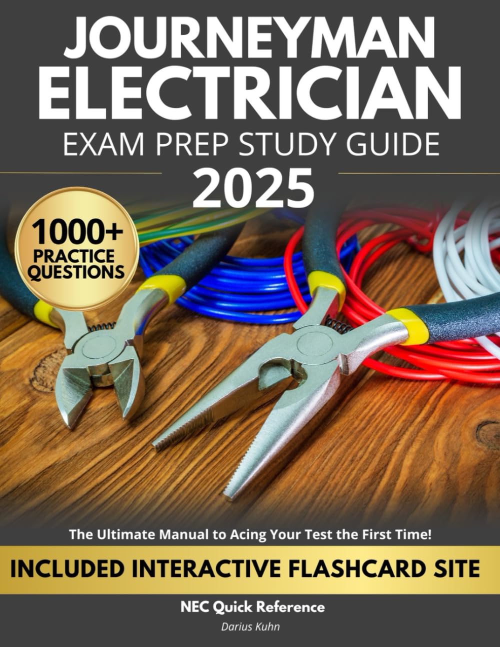 Journeyman Electrician Exam Prep Study Guide 2025 — used book cover