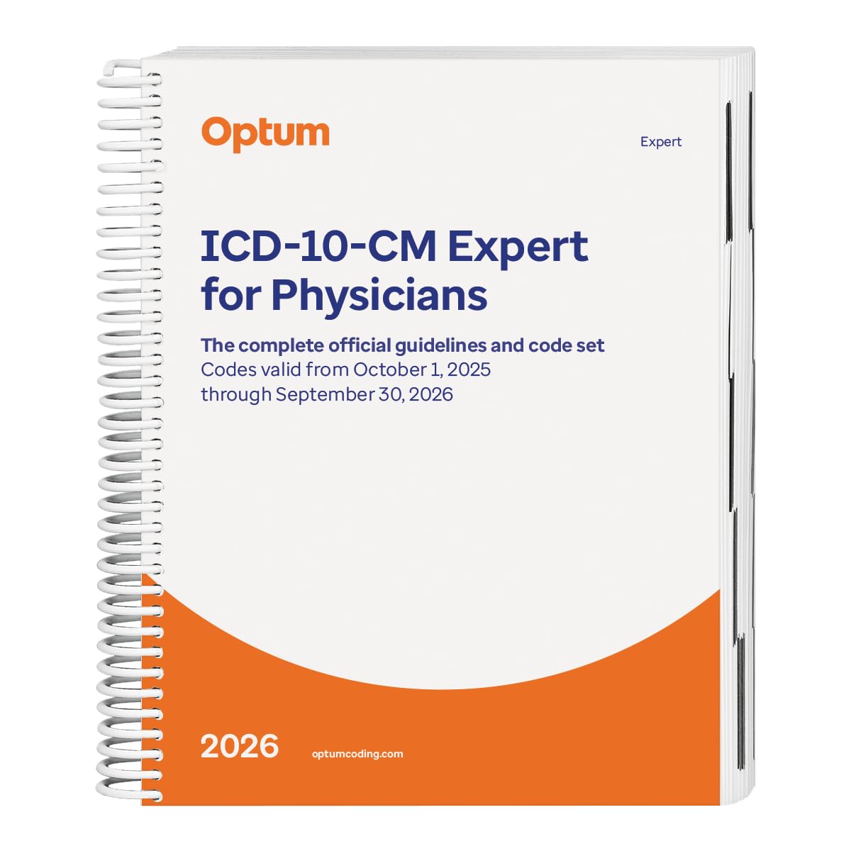 2026 ICD-10-CM Expert for Physicians - (Spiral) with guidelines