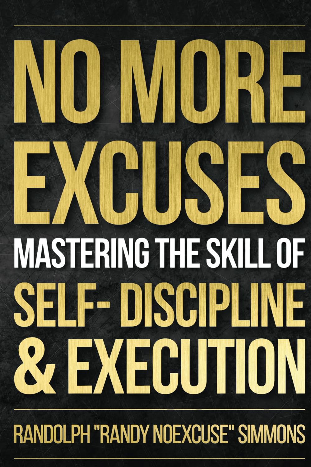 No More Excuses — used book cover