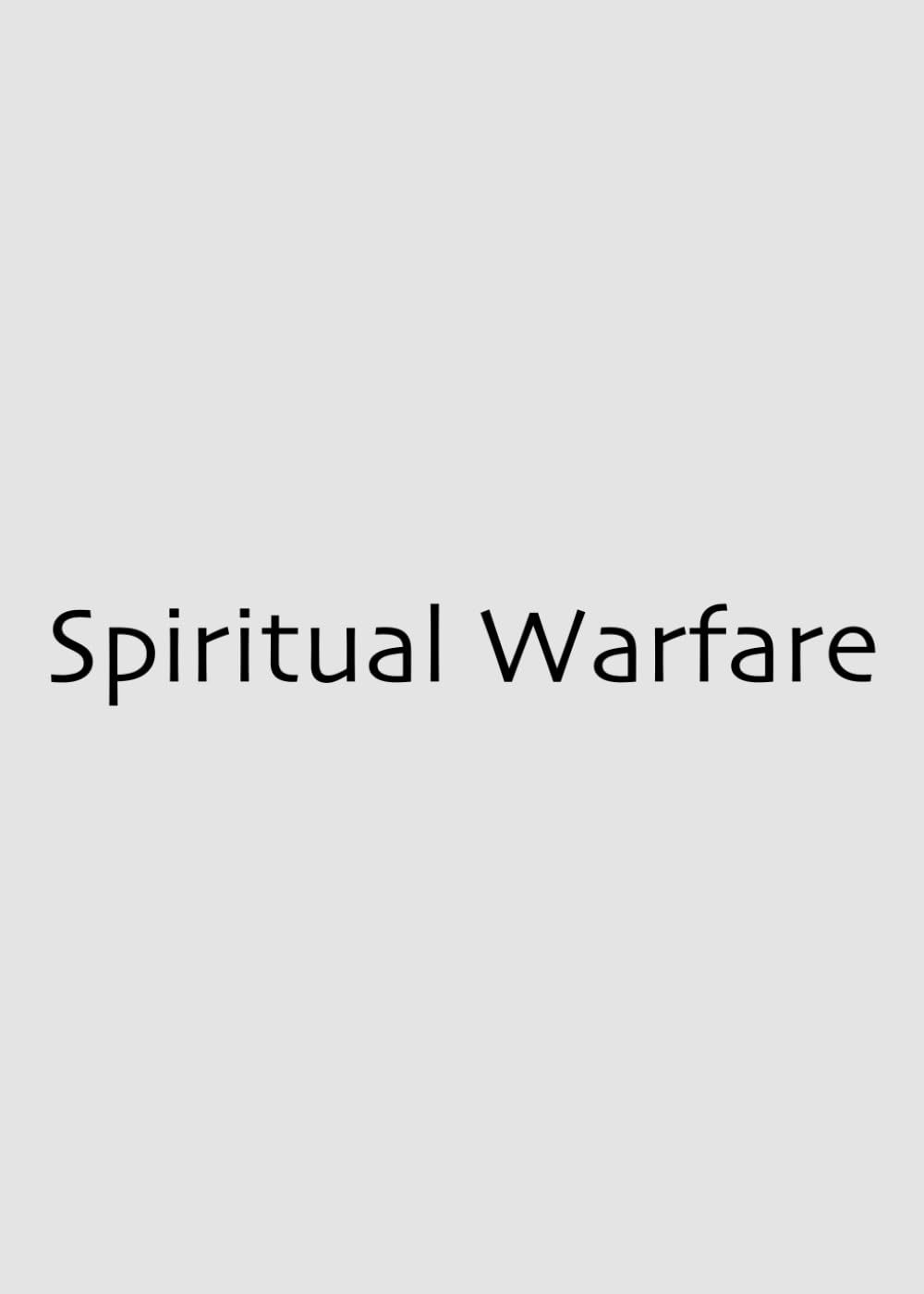 Spiritual Warfare Pray Book — used book cover