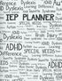 IEP Planner: Special Education Planner for Teachers, 184 Pages, Soft Cover, Matte Finish 8.5 x 11 in — used book cover