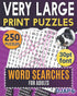 Very Large Print Puzzles — used book cover