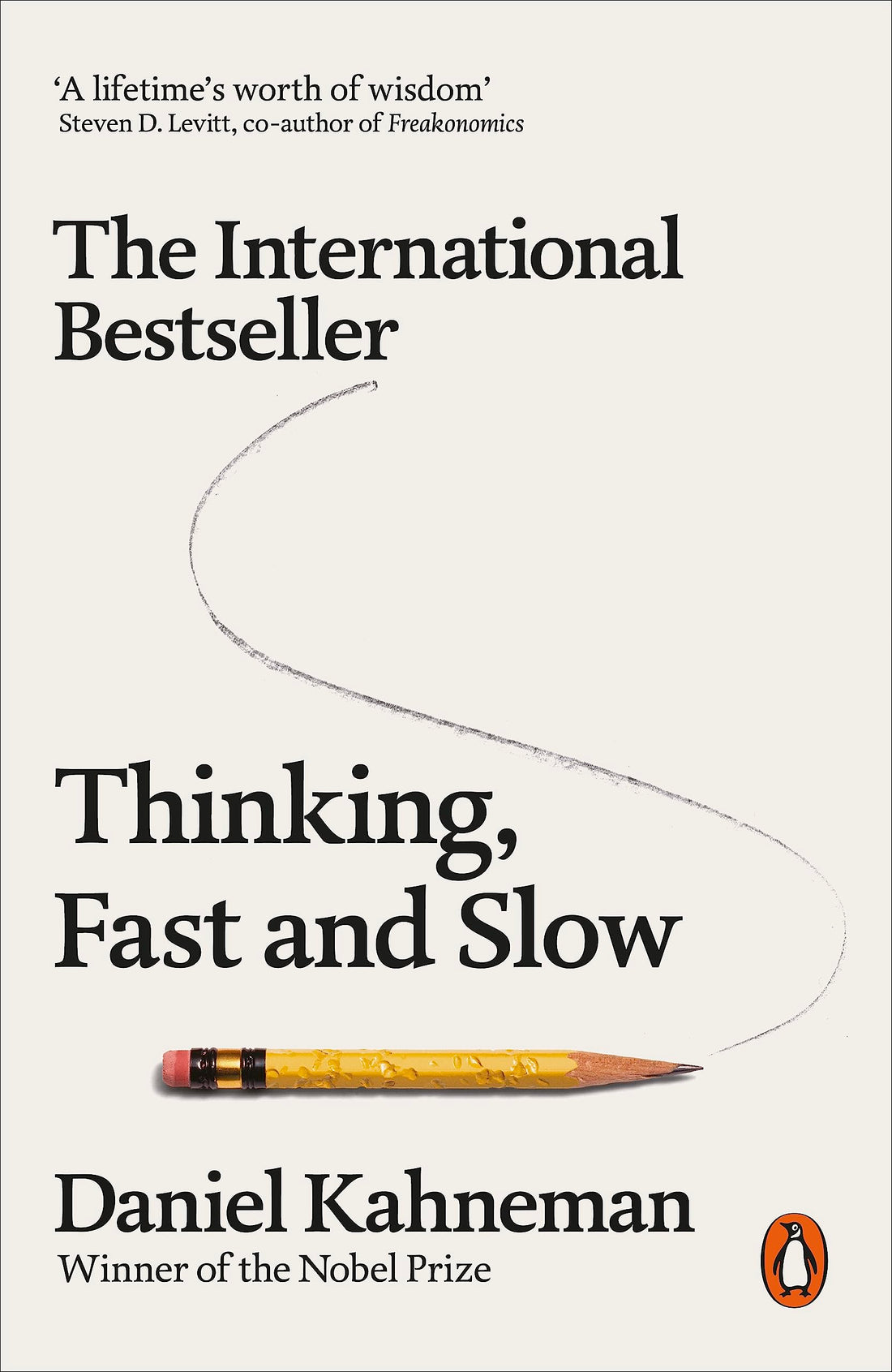 Thinking, Fast and Slow — used book cover