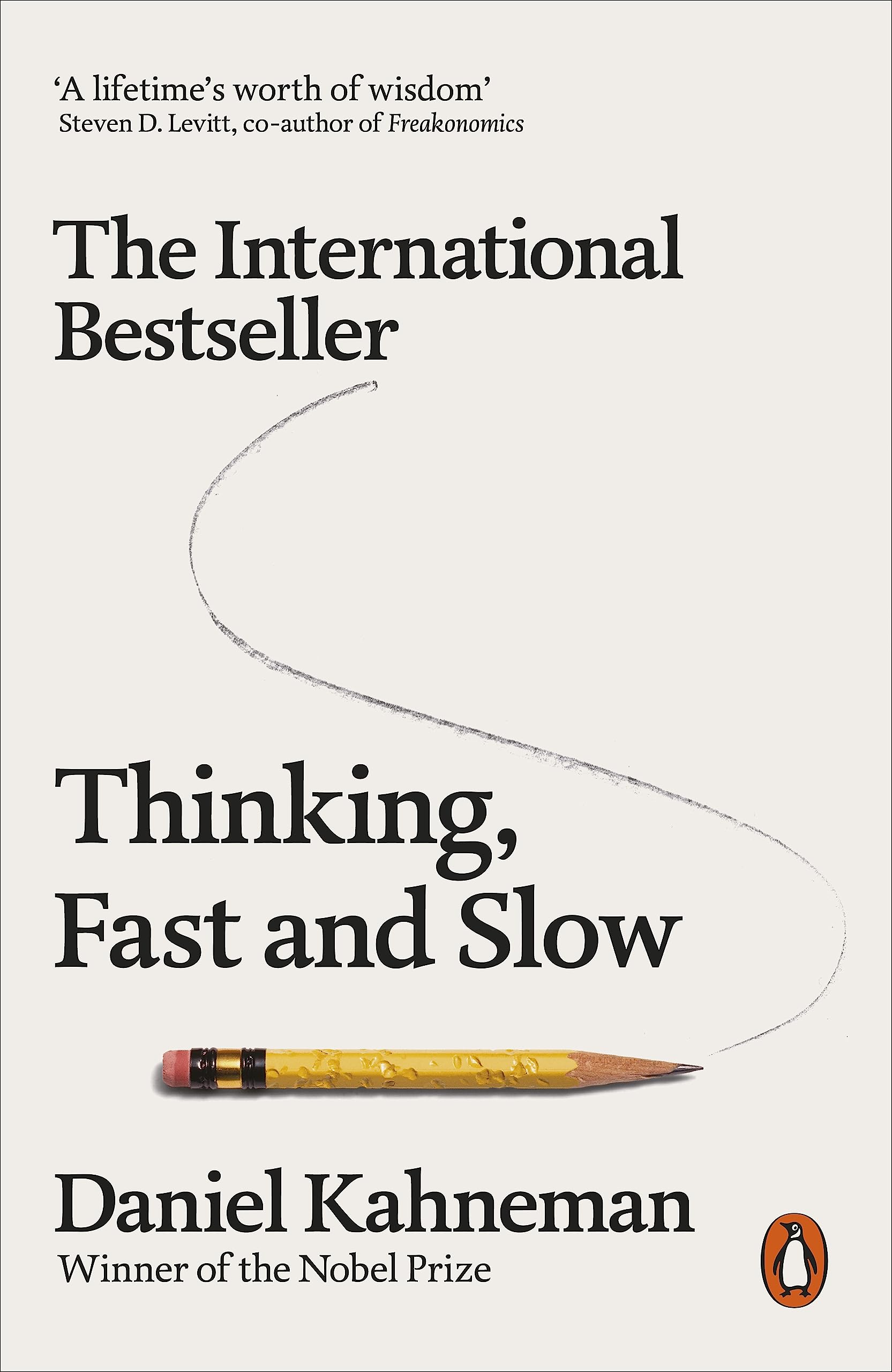 Thinking, Fast and Slow — used book cover