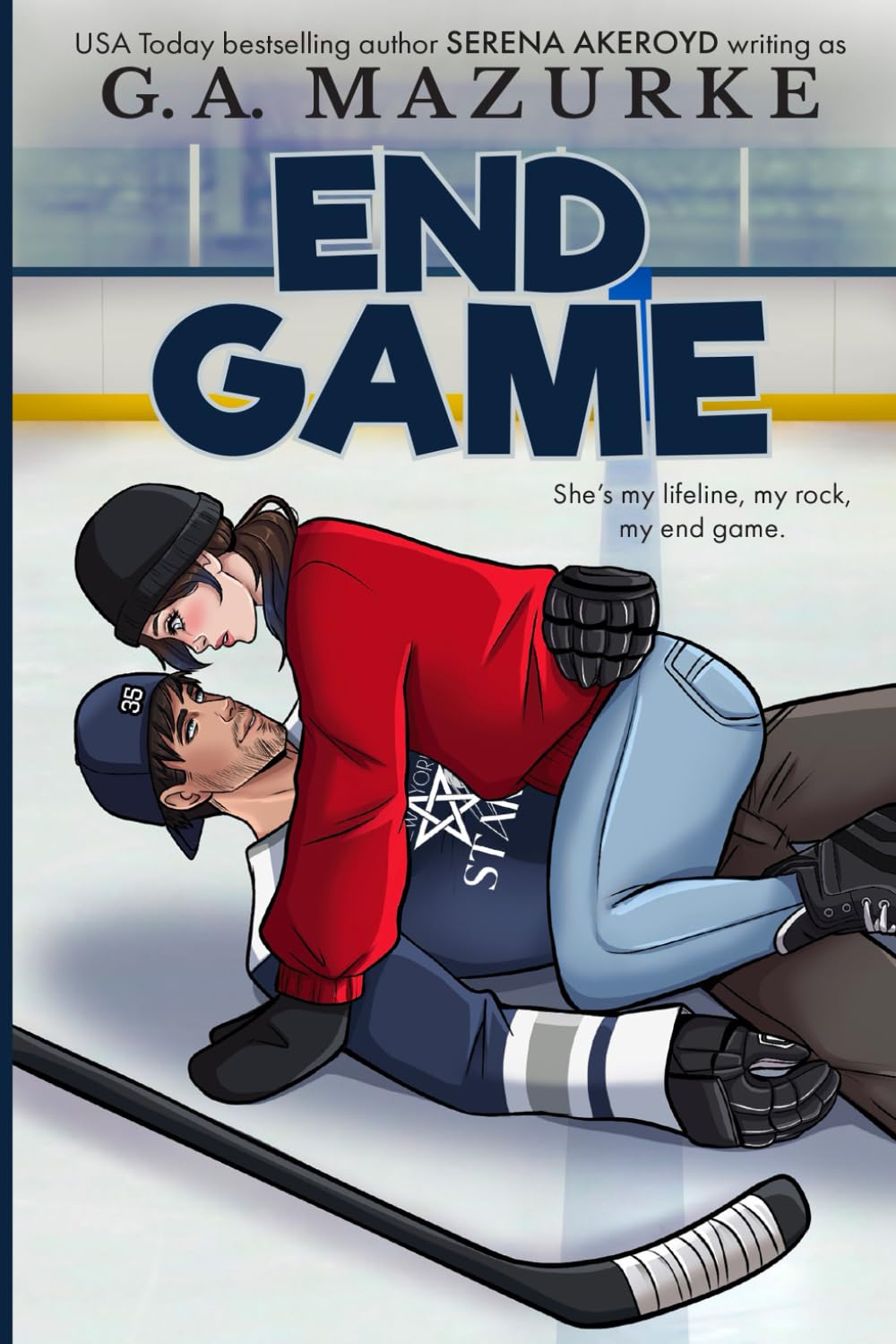 End Game: A curvy heroine, boss/PA, hockey romance (New York Stars)