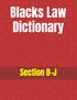 Blacks Law Dictionary — used book cover
