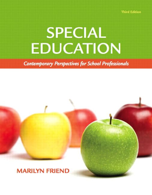 Special Education: Contemporary Perspectives for School Professionals