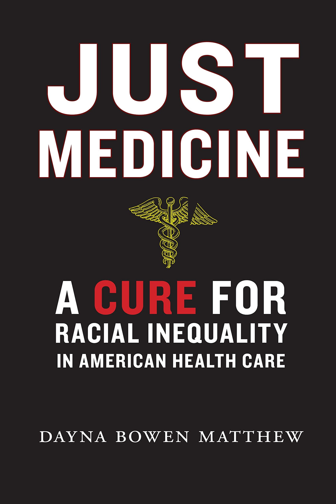 Just Medicine: A Cure for Racial Inequality in American Health Care — used book cover