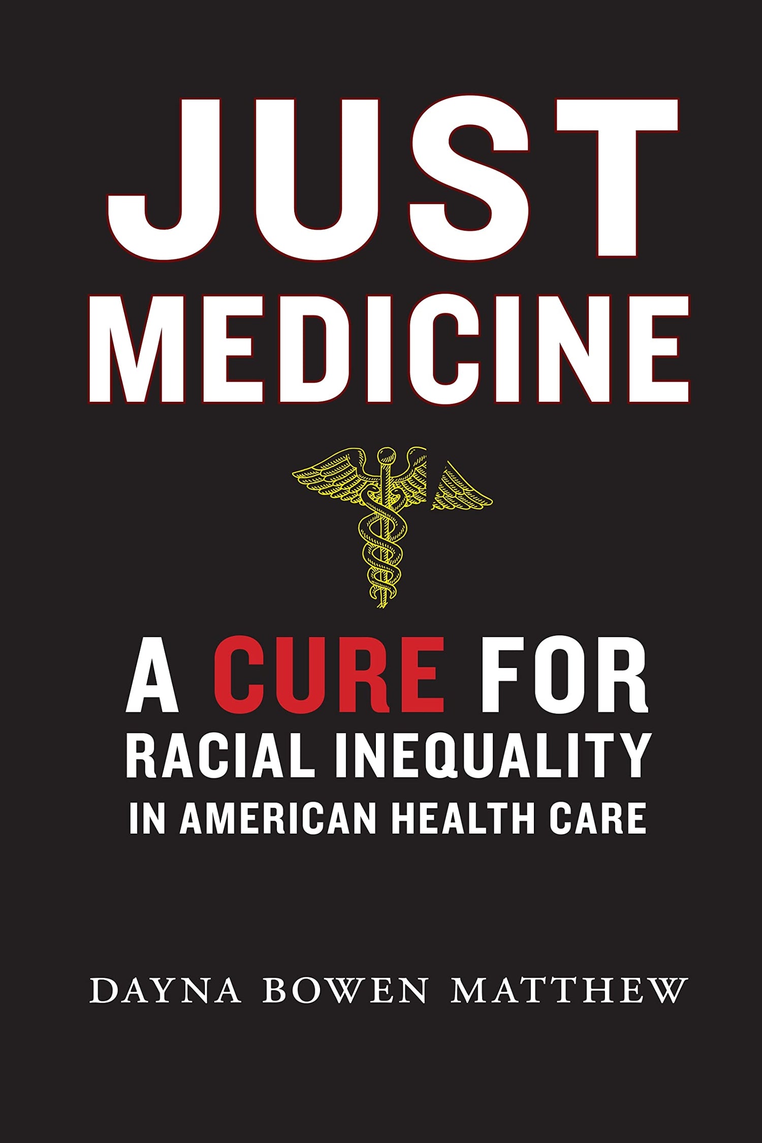 Just Medicine: A Cure for Racial Inequality in American Health Care — used book cover