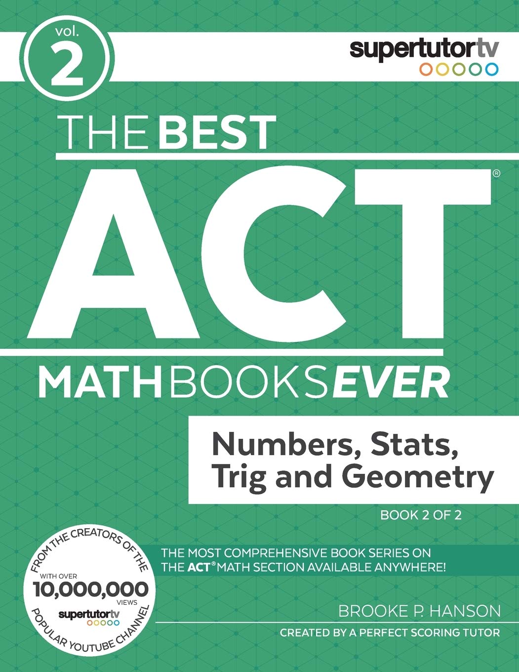 The Best ACT Math Books Ever, Book 2 — used book cover