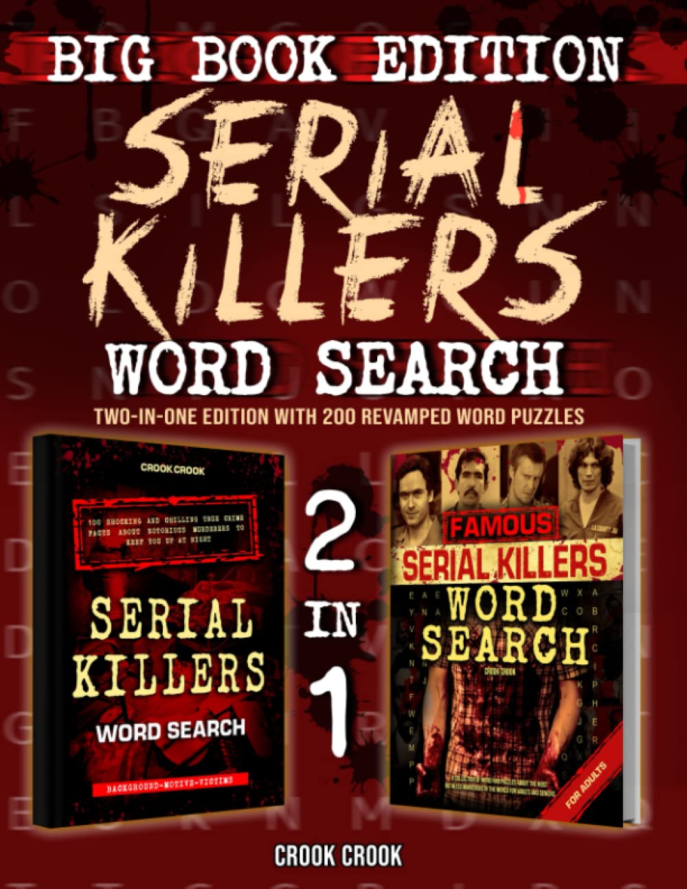 Serial Killers Word Search Big Book Edition — used book cover