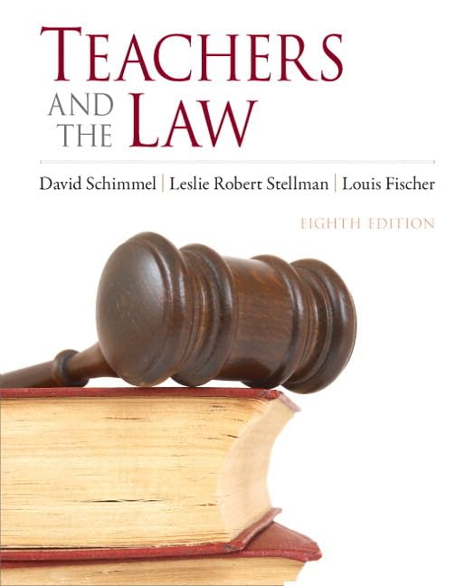 Teachers and the Law — used book cover