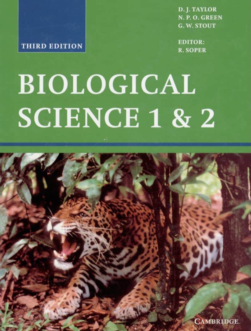 Biological Science 1 and 2 — used book cover