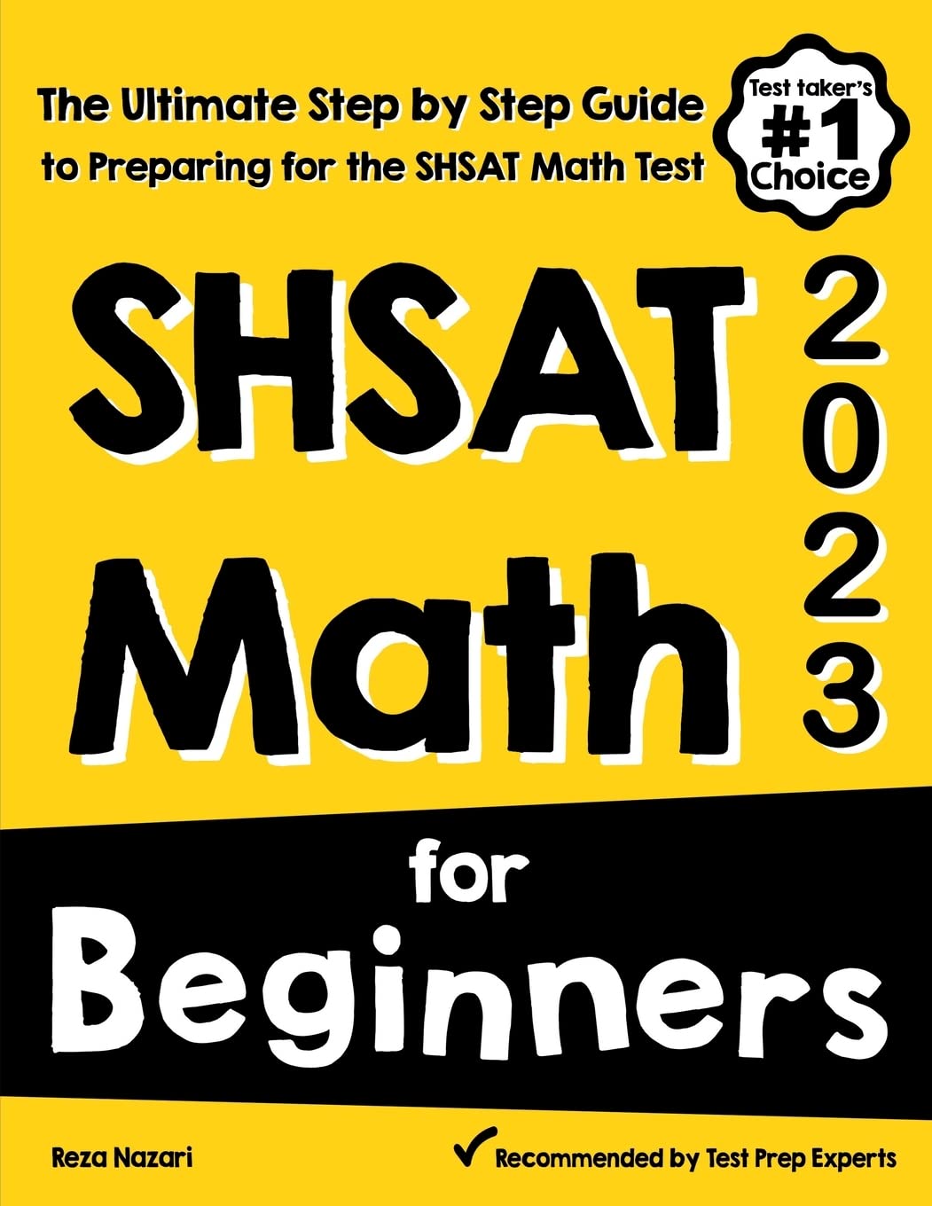 SHSAT Math for Beginners — used book cover