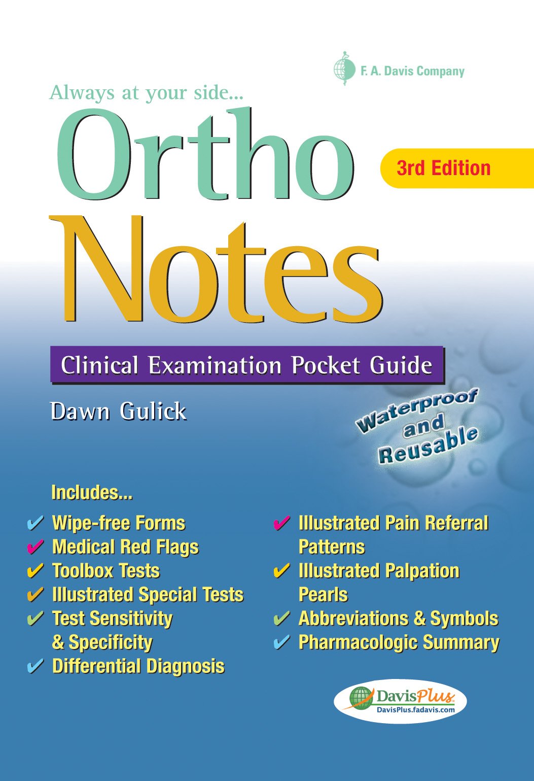 Ortho Notes: Clinical Examination Pocket Guide (Davis&