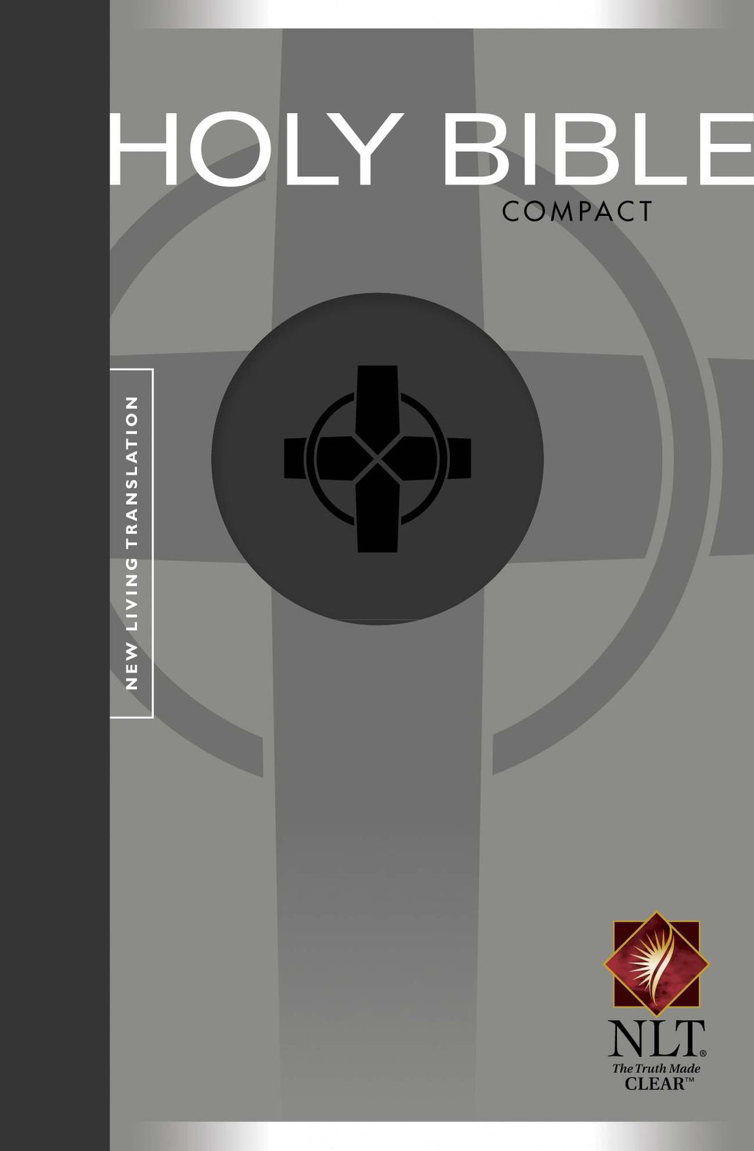 Compact Edition Bible NLT, Cross (LeatherLike, Black)