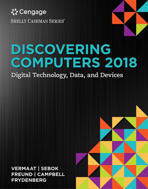 Discovering Computers, Essentials ©2018 — used book cover