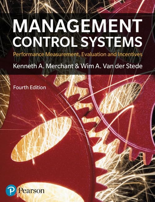 Management Control Systems — used book cover