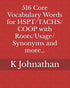 516 Core Vocabulary Words for HSPT/TACHS/COOP With Roots/Usage/Synonyms and more… — used book cover