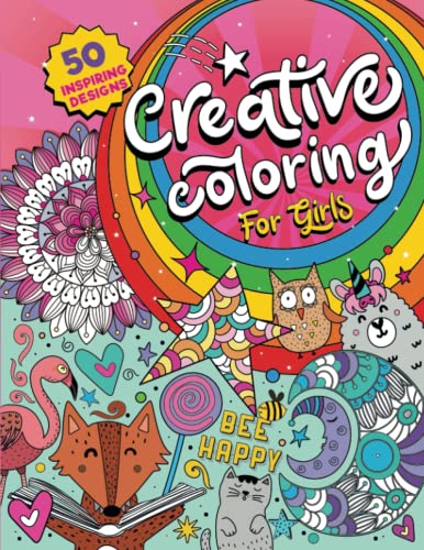 Creative Coloring for Girls — used book cover