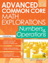 Advanced Common Core Math Explorations — used book cover