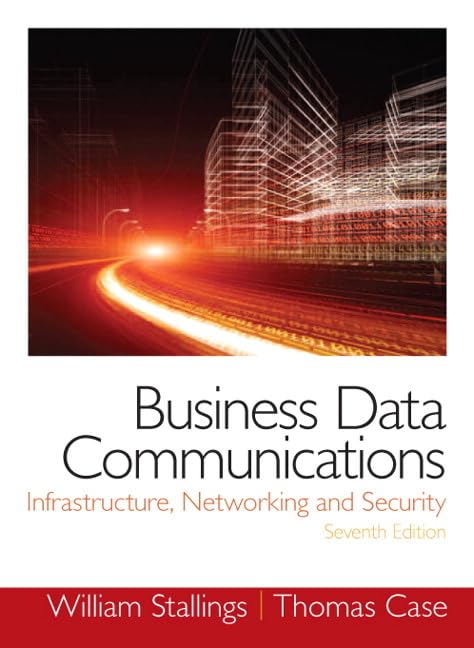Business Data Communications — used book cover