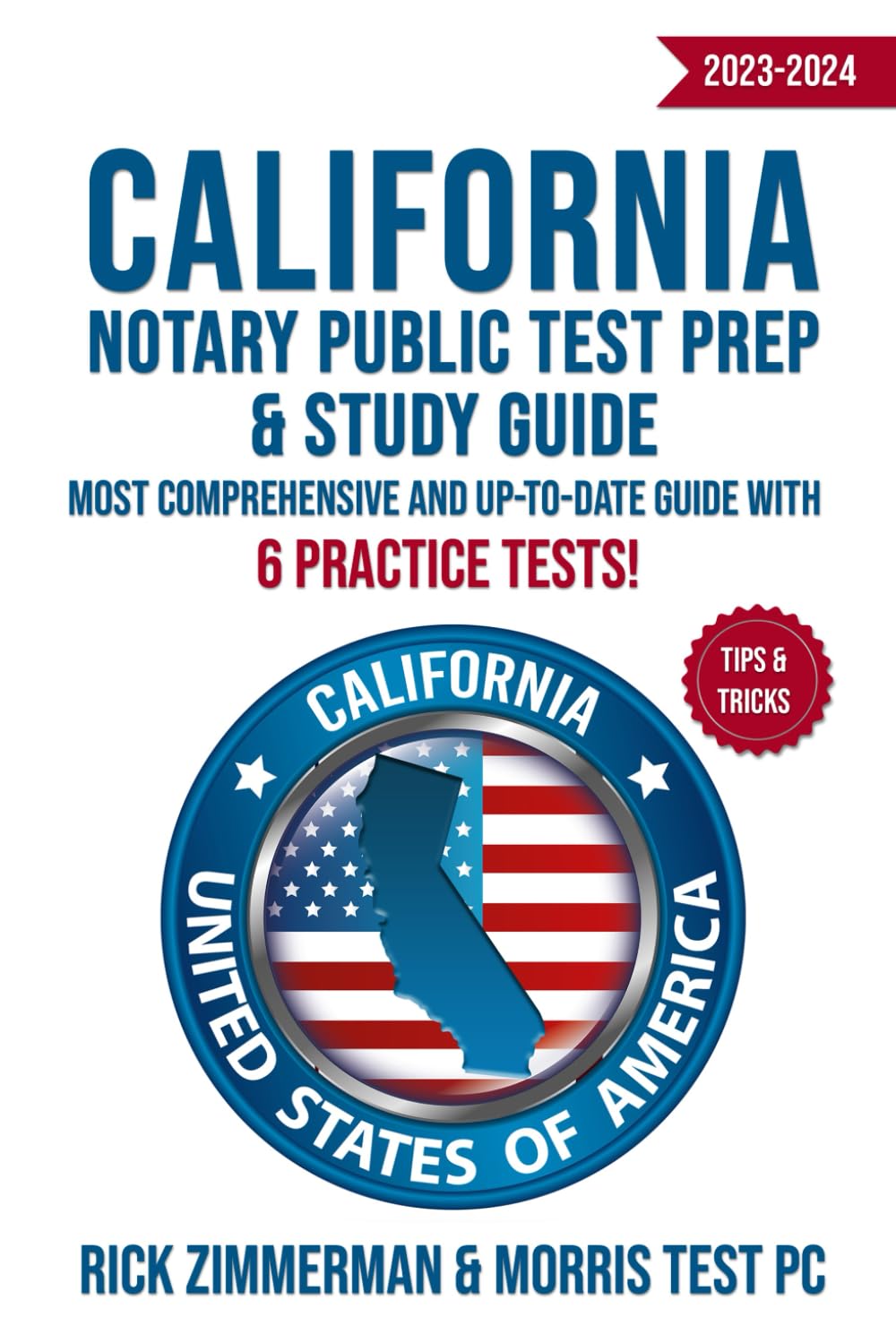 California Notary Public Test Prep &amp; Study Guide 2023-2024 — used book cover