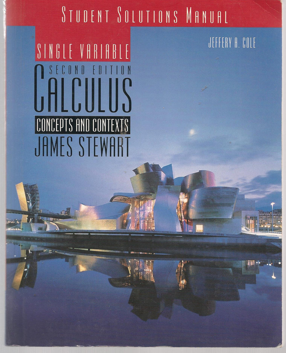 Student Solutions Manual for Stewart’s Single Variable Calculus — used book cover