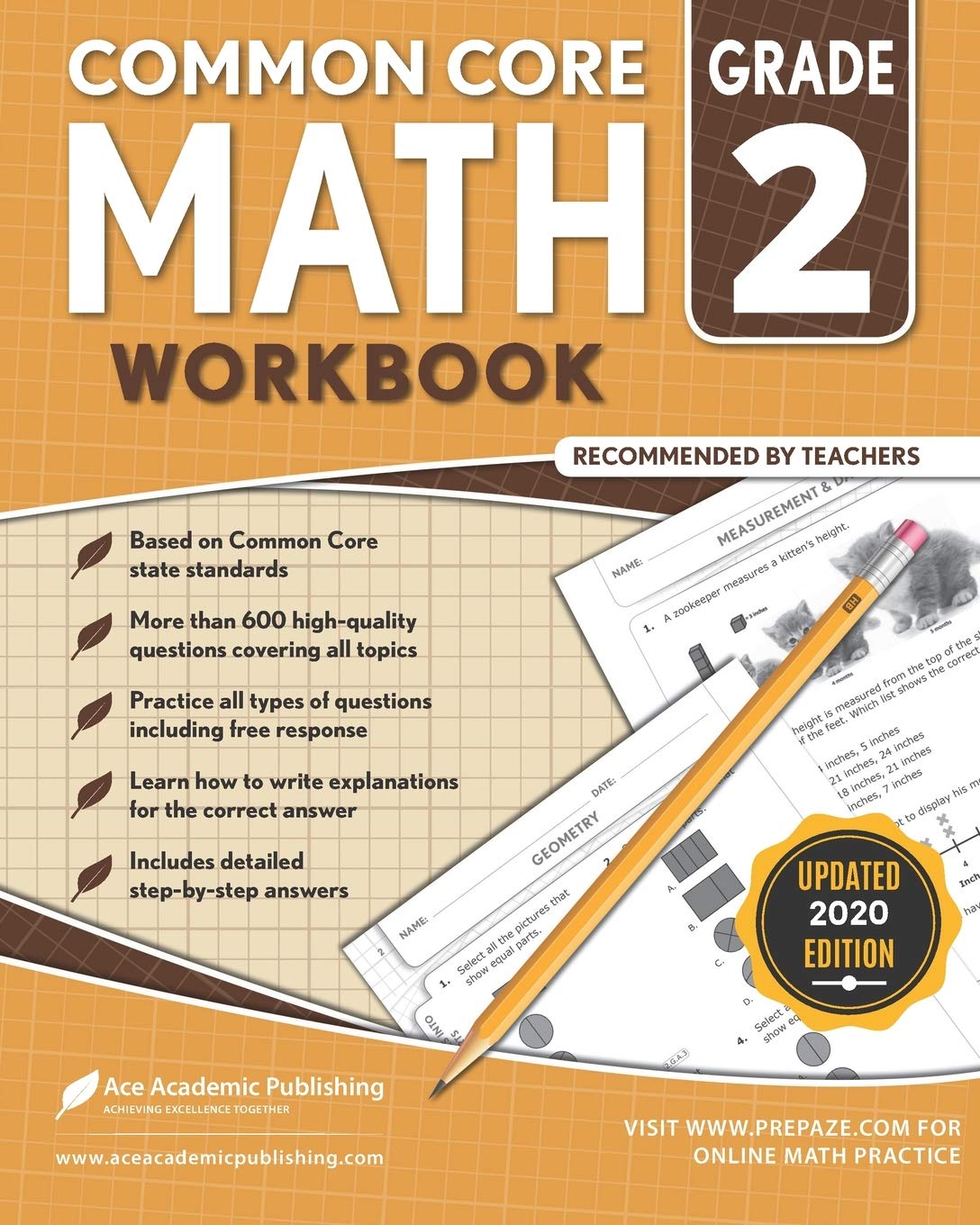2nd grade Math Workbook: CommonCore Math Workbook