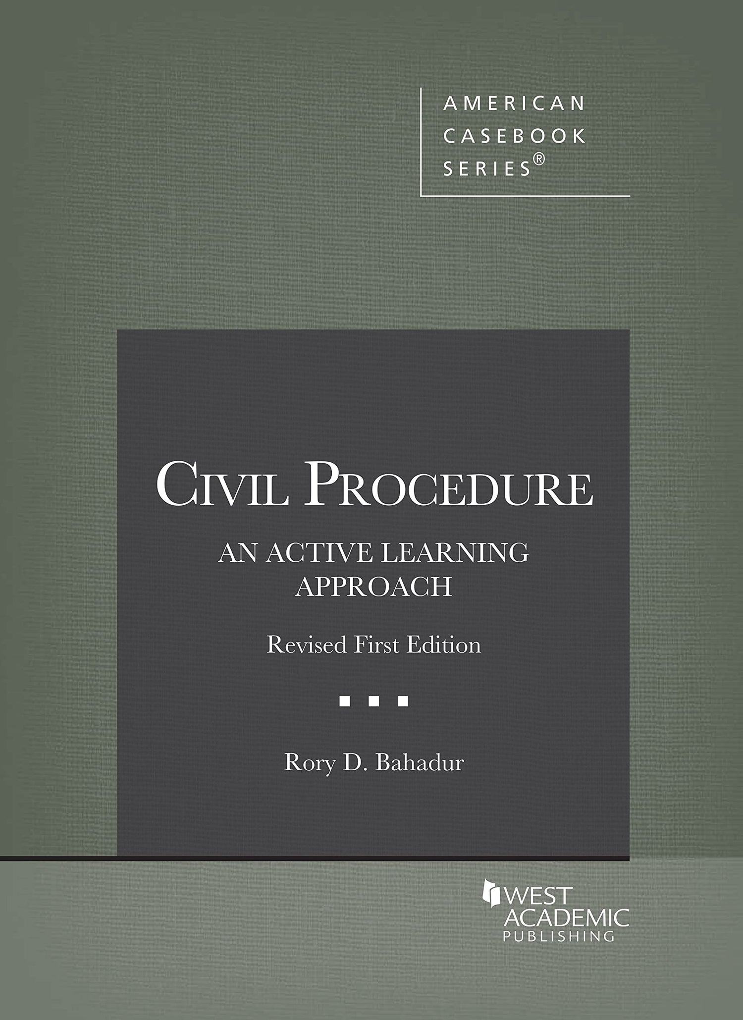 Civil Procedure: An Active Learning Approach, Revised 1st Edition — used book cover
