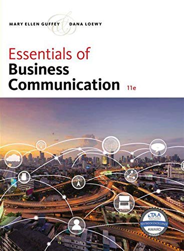 Essentials of Business Communication, Loose-leaf Version — used book cover