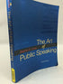 The Art of Public Speaking with Media Ops Setup ISBN Lucas — used book cover