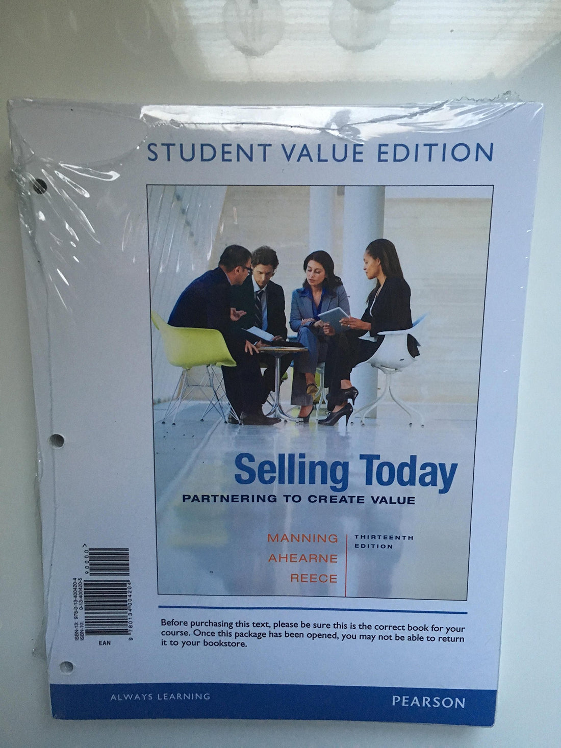 Selling Today: Partnering to Create Value (13th Edition)
