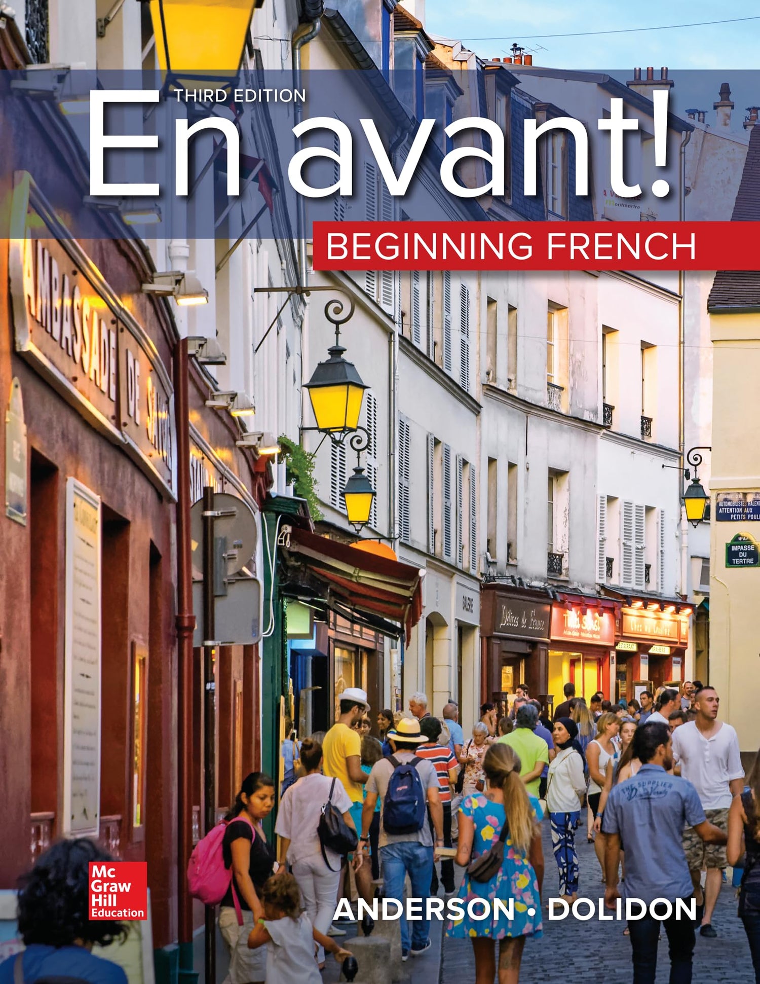 Looseleaf for En avant — used book cover