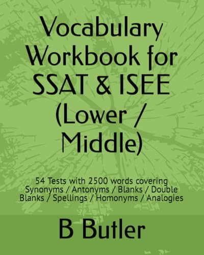 Vocabulary Workbook for SSAT &amp; ISEE — used book cover