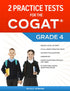 2 Practice Tests for the COGAT® Grade 4 — used book cover